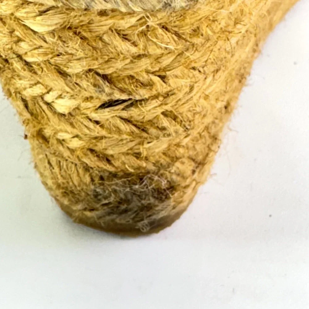 Gaimo Espadrilles Wedge Sandals Womens Size 38 Coral Suede Slingback Ankle Strap